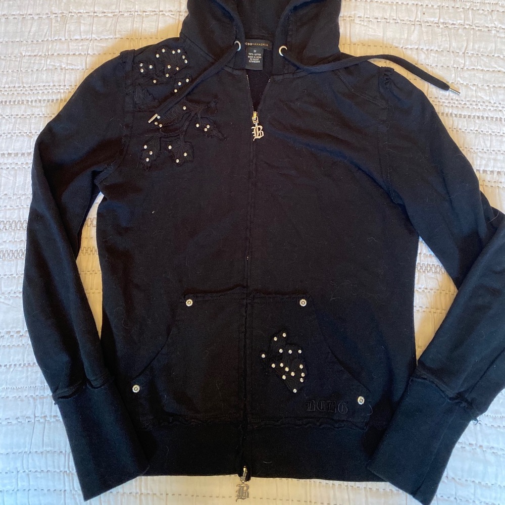BCBGMaxAzria Black Hoodie set